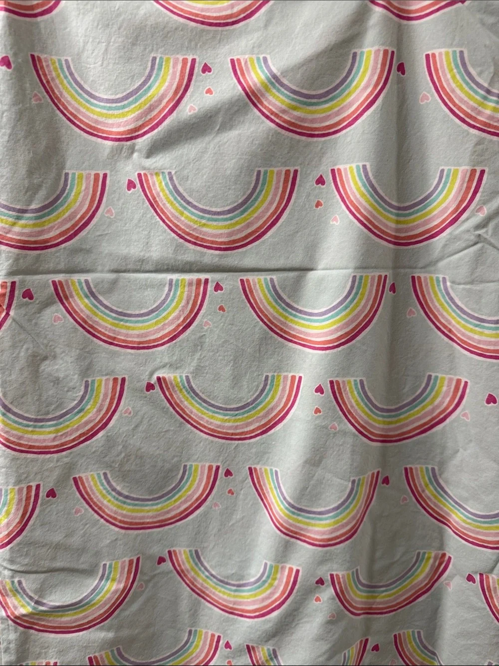 Pastel Rainbow Print kids TWIN SIZE duvet cover 56